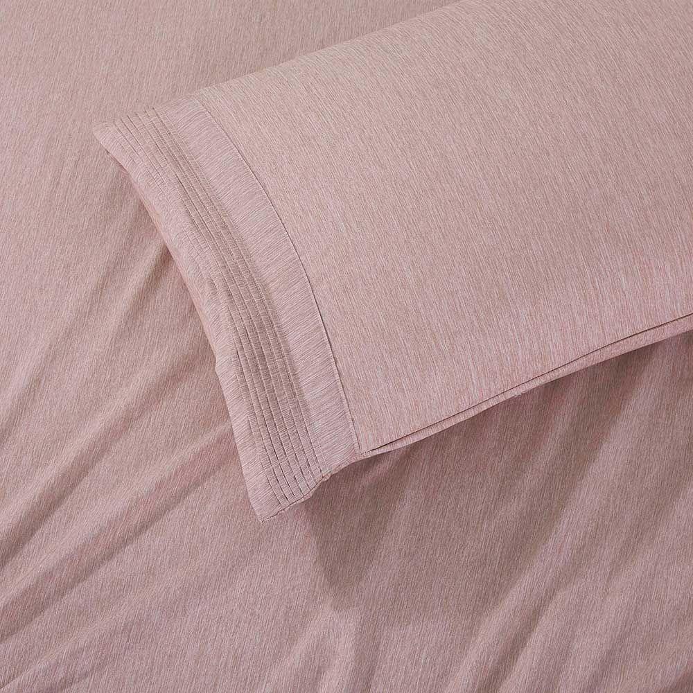 Jogo De Lençol Eudora Casal 4 Peças Micropercal 300 Fios Toque Algodão Rose 100% Poliéster - 3