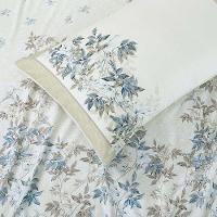 Jogo De Lençol Summer King 4 Peças Micropercal 300 Fios Estampado Floral Outono Bege 100% Poliéster - 2