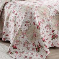 Kit Cobre Leito Colcha Daily Queen 3 Peças Dupla Face Estampado Floral Floral 11 100% Poliéster - 2