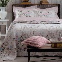 Kit Cobre Leito Colcha Daily Casal 3 Peças Dupla Face Estampado Floral Floral 6 100% Poliéster - 1