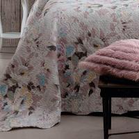 Kit Cobre Leito Colcha Daily Casal 3 Peças Dupla Face Estampado Floral Floral 6 100% Poliéster - 3