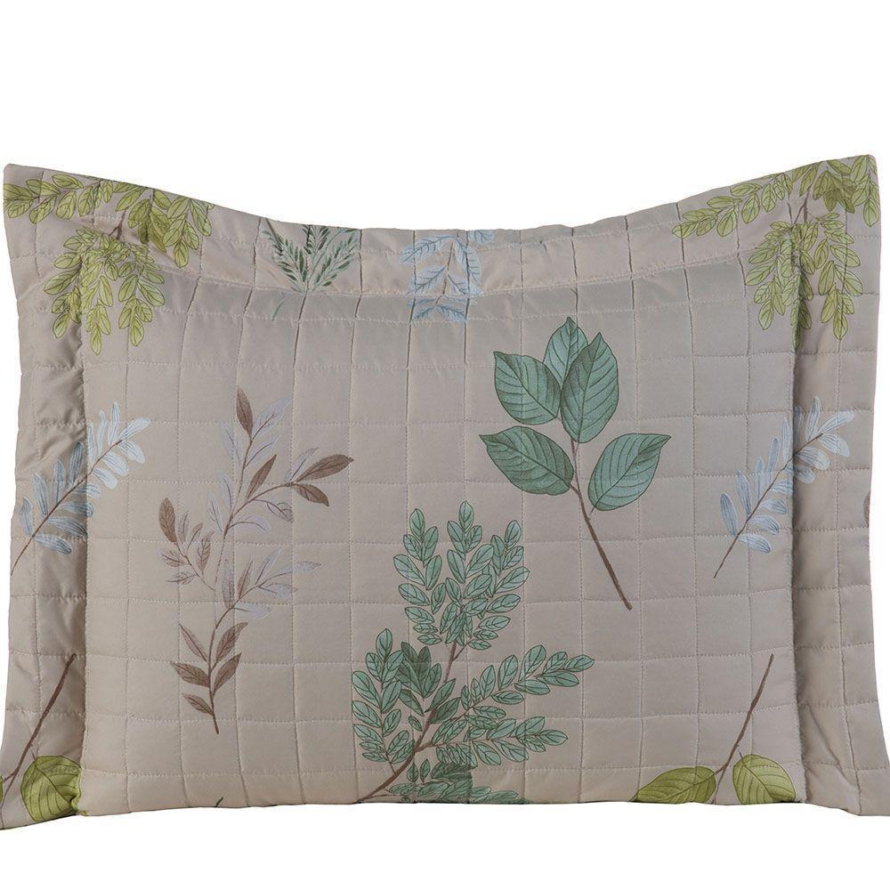 Kit Cobre Leito Colcha Tunes Queen 3 Peças Estampado 180 Fios Natives 100% Poliéster - 3