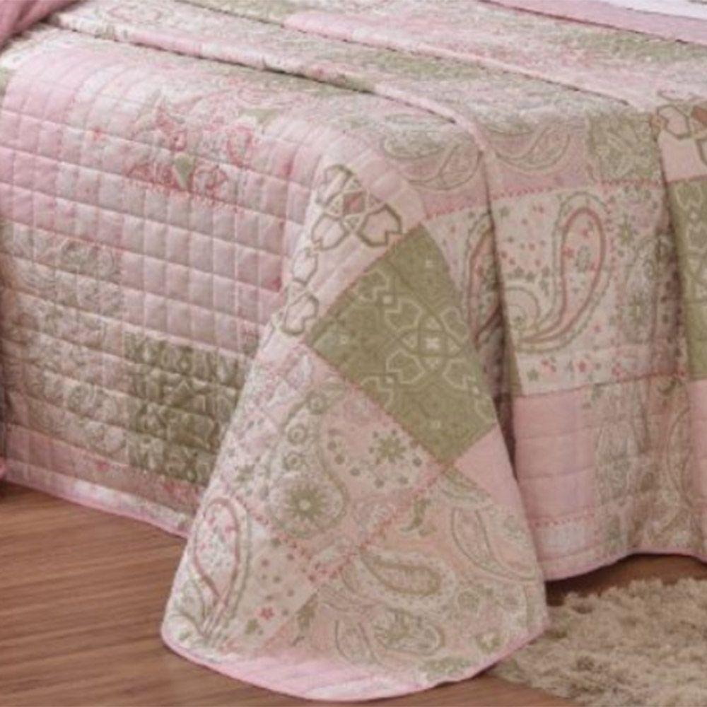 Kit Cobre Leito Colcha Tunes King 3 Peças Estampado 180 Fios Loire 100% Poliéster - 2