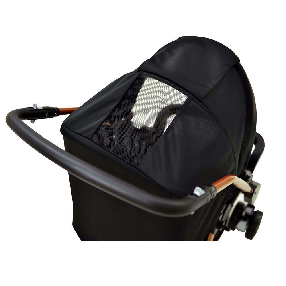 Travel System Burigotto Carrinho De Bebê Com Bebê Conforto Rio K + Touring Preto Com Cobre - 6