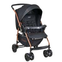 Travel System Burigotto Carrinho De Bebê Com Bebê Conforto Rio K + Touring Preto Com Cobre - 2
