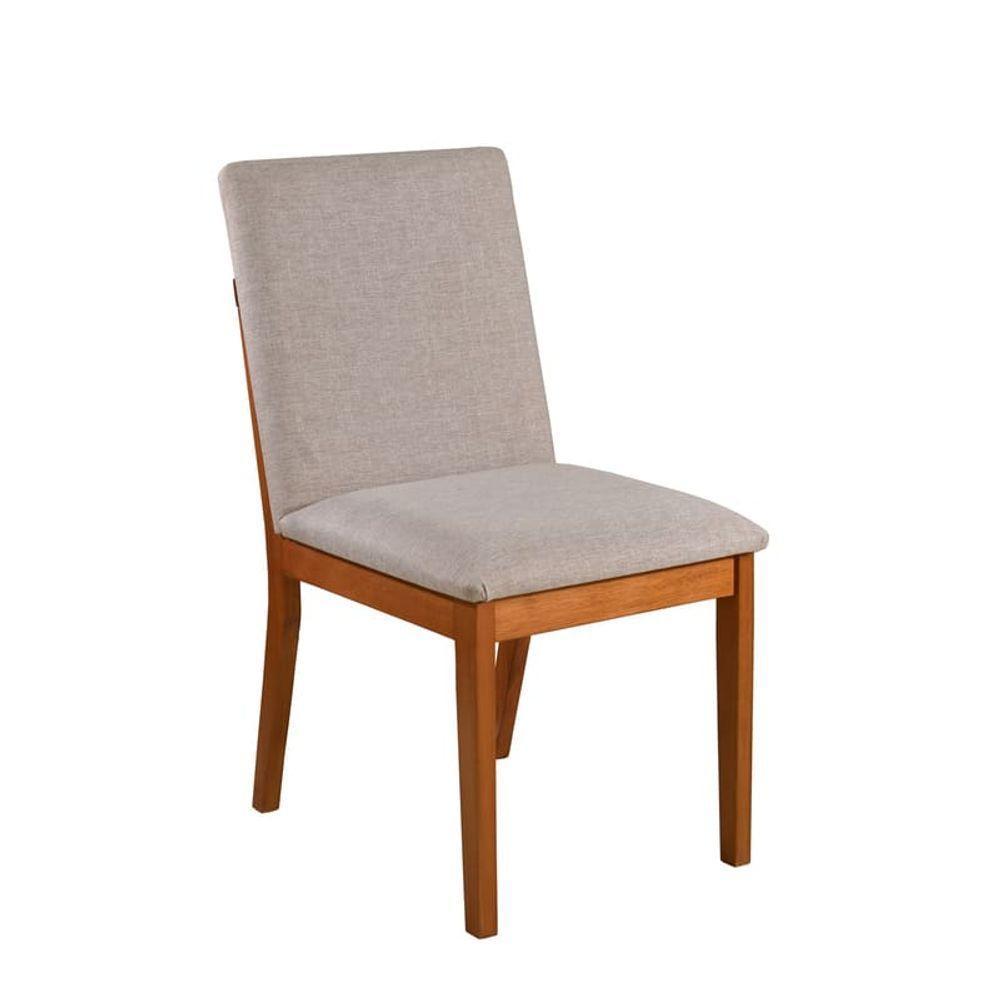 Sala De Jantar Com Vidro Madeira Maciça 6 Cadeiras 2,0x1,0m - Turmalina - Harmonia Salas - 3