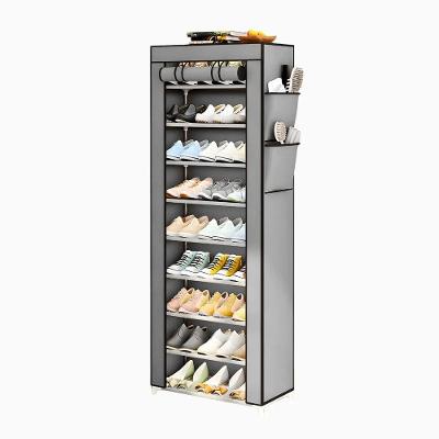 Sapateira Multiuso Para Calçados 9 Andares Com Porta Organizador Desmontável