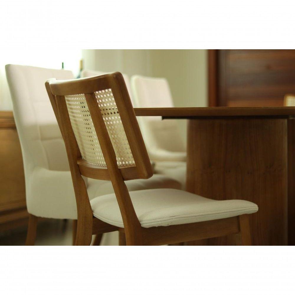 Sala De Jantar 2,40m Com 8 Cadeiras Zara - Requinte Salas - 2