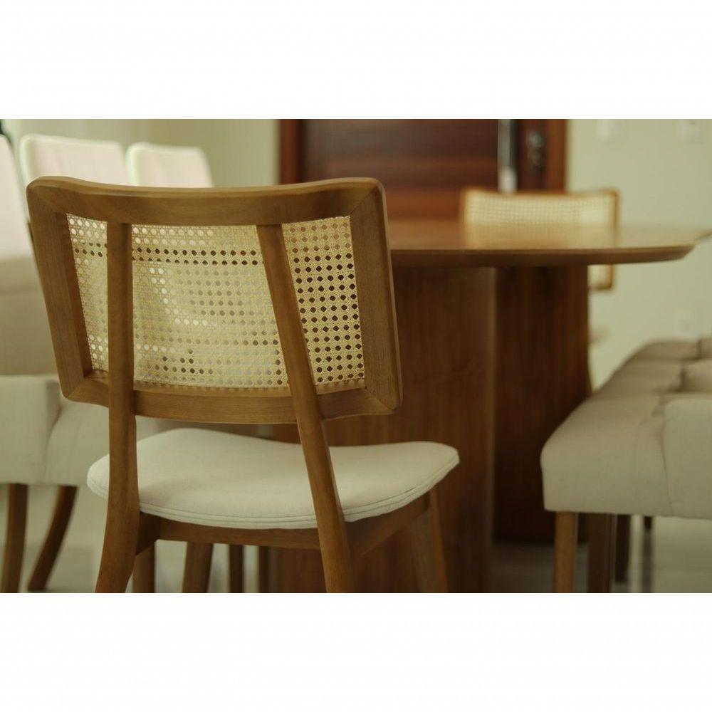 Sala De Jantar 2,40m Com 8 Cadeiras Zara - Requinte Salas - 3