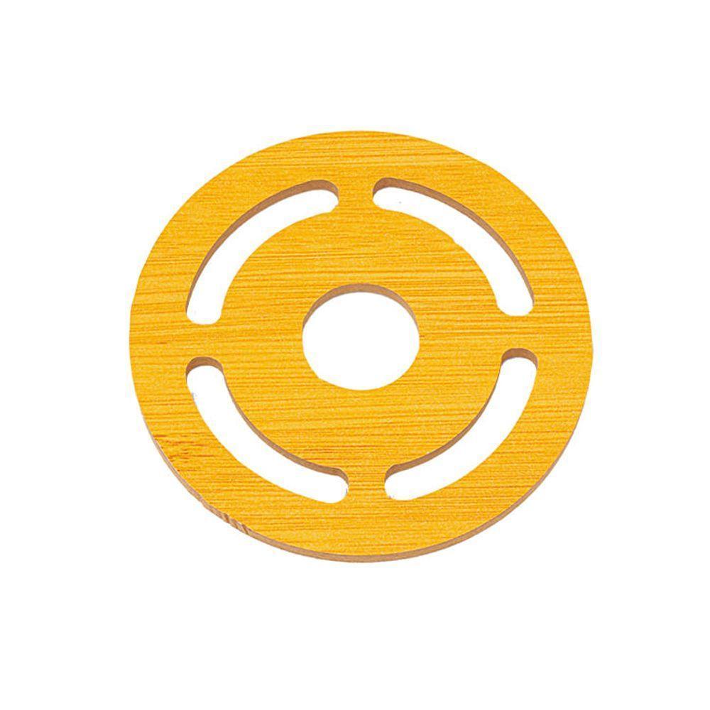 Jogo Com 4 Porta Copos Circle Mdf 10 Cm Mimo Style Asa22279r - 1