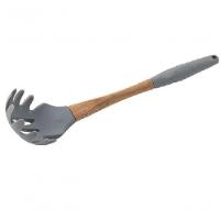 Colher Para Espaguete Em Silicone E Madeira 30.5 Cm - Mimo Style - Sn19021 - 1