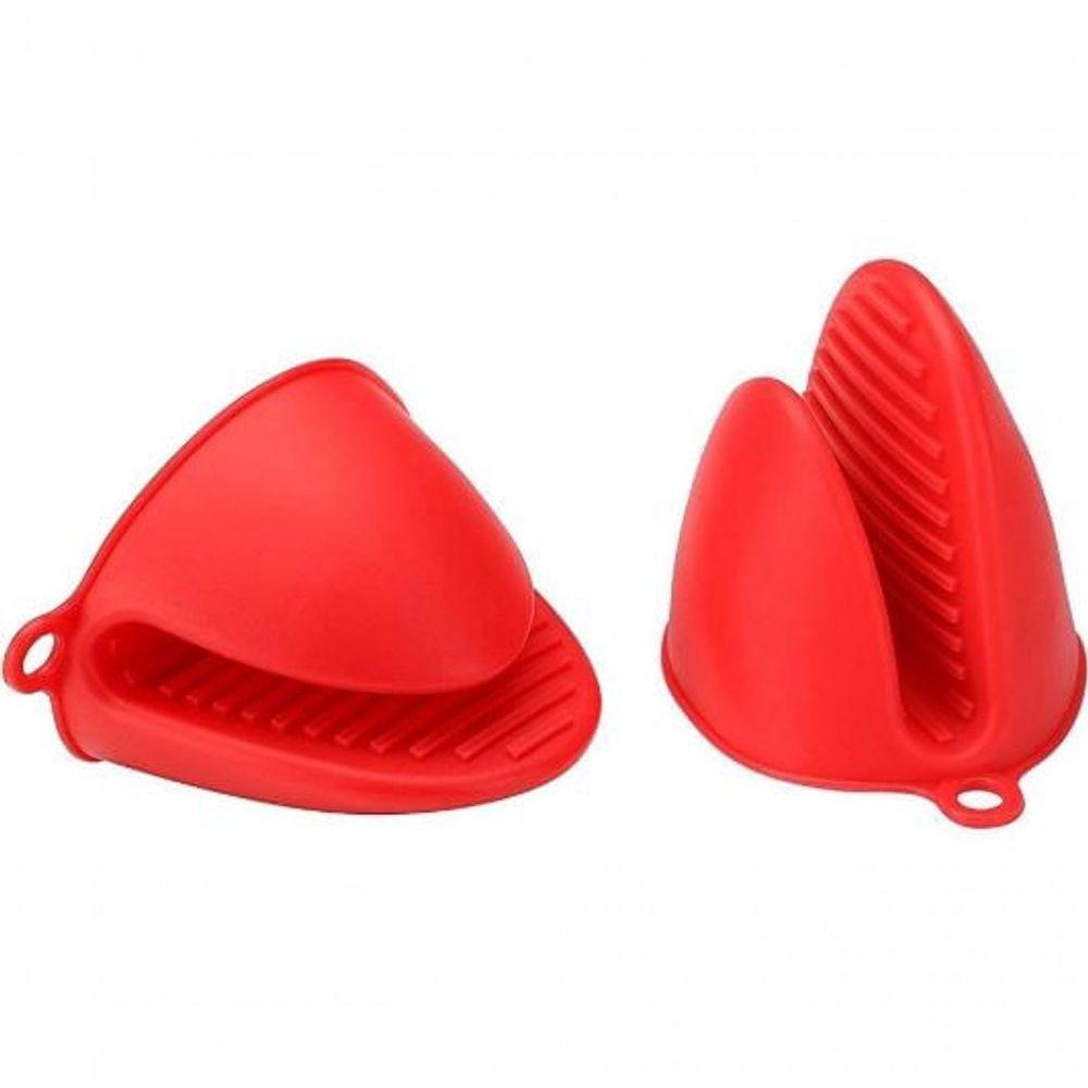 Bico Térmico De Silicone Vermelho Com 2 Unidades 11 Cm - Mimo Style - Sn916 - 1