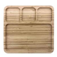 Petisqueira Retangular Com Divisões Ecokitchen Bambu 25 Cm - Mimo Style - Bm20392 - 2