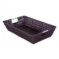 Cesto Retangular Com Alça Reta áfrica 36 Cm - Mimo Style - Yk9122 - 1