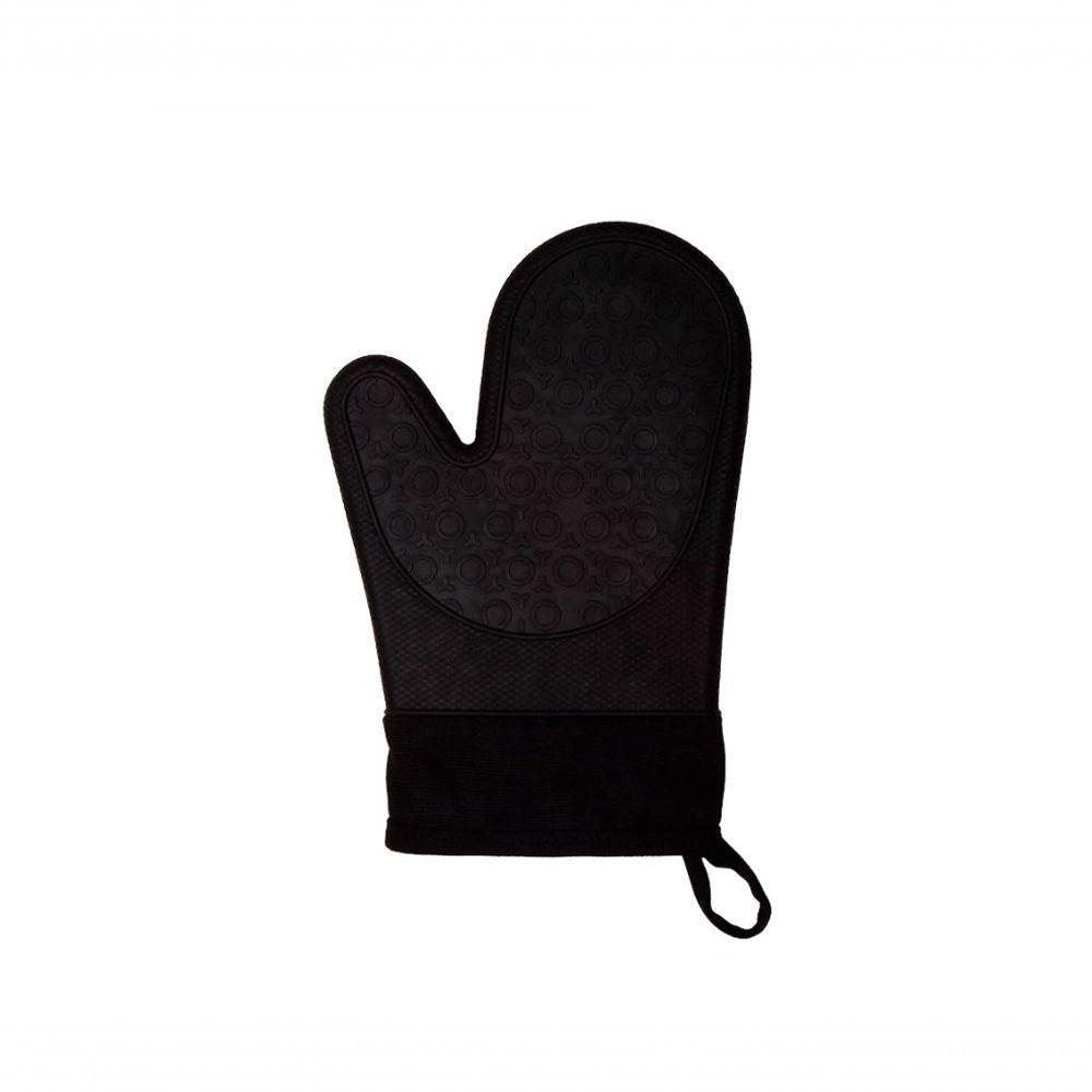 Luva De Silicone Preto Com Tecido 29 Cm Mimo Style Sn14287x - 1
