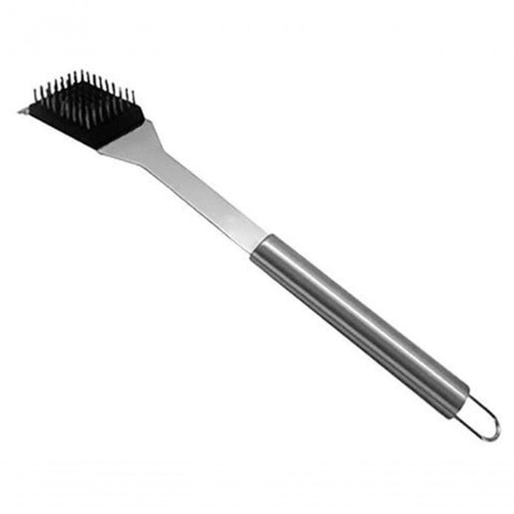 Escova Para Grelha Com Cabo Longo Em Inox 43.5 Cm - Mimo Style - Ah20300 - 2