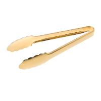 Jogo Com 2 Pegadores De Salada Inox Gold 24,5 Cm Mimo Style - 1