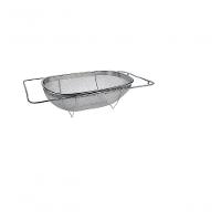 Escorredor Multiuso Com Alça Em Aço Inox 56x26 Cm - Mimo Style - A5000 - 1