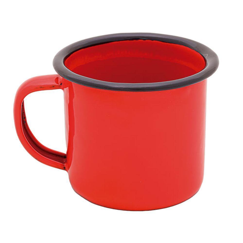 Dupla De Canecas Revestidas Red 150 Ml Mimo Style Ecn6vm - 1