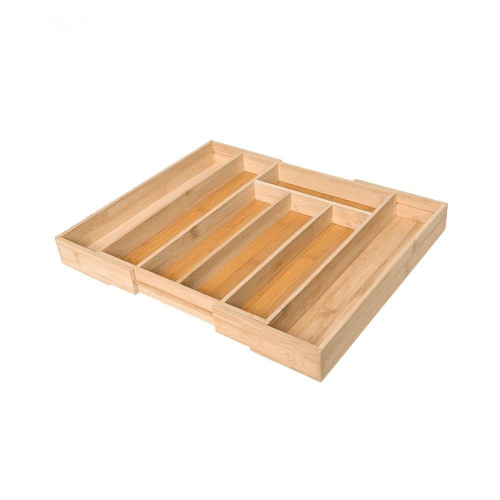 Porta Talheres Extensível Bambu 34 Cm Ecokitchen Mimo Style - 1