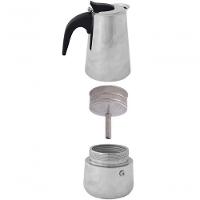 Cafeteira De Aço Inox Para 4 Cafezinhos 200 Ml - Mimo Style - Afa04 - 1