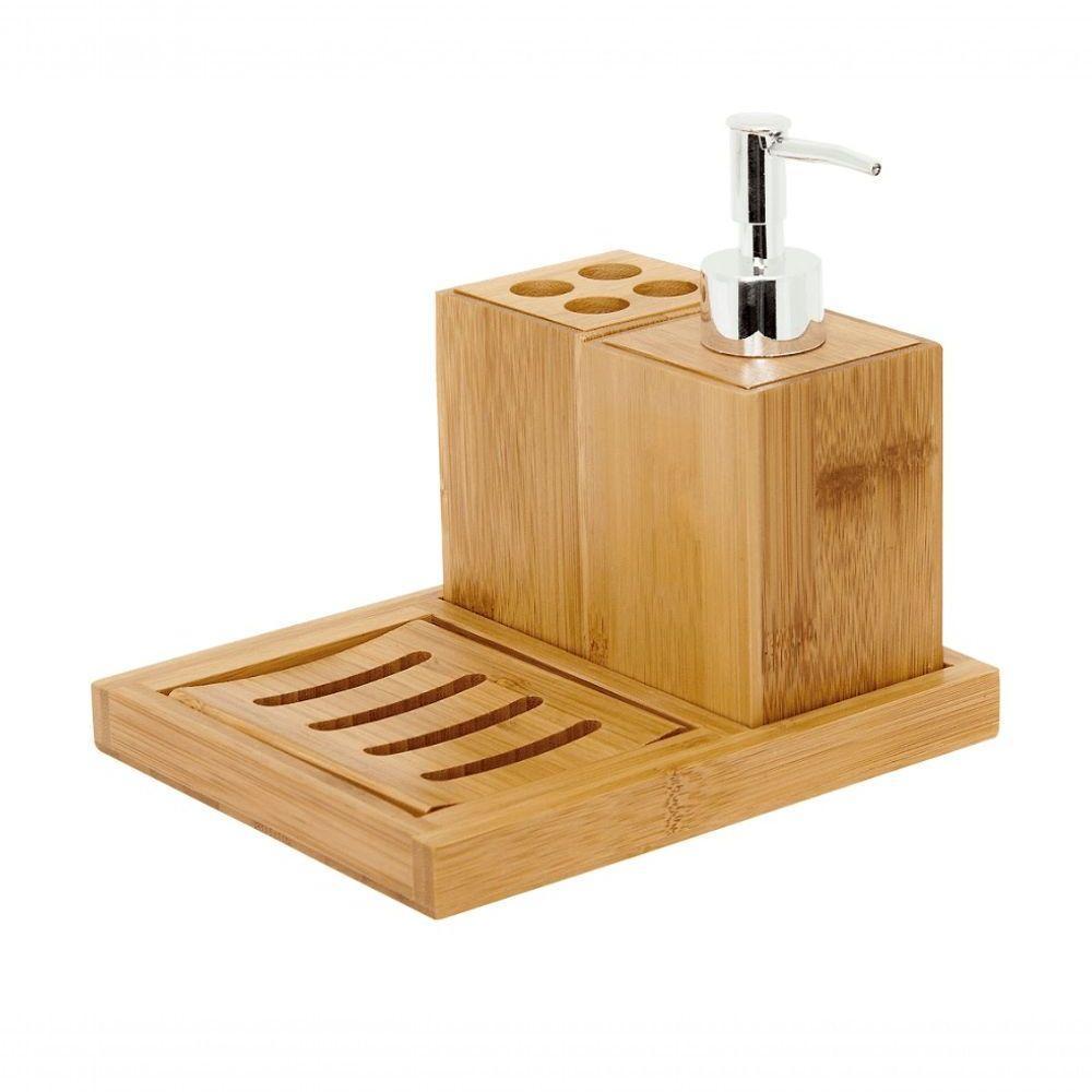 Jogo Para Banheiro Com 4 Peças Ecokitchen 190 Ml - Mimo Style - Bm1504 - 1