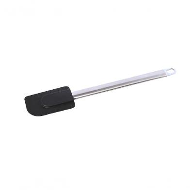 Jogo 2 Espátulas P- Bolo Silicone Cabo Inox Preto Mimo Style