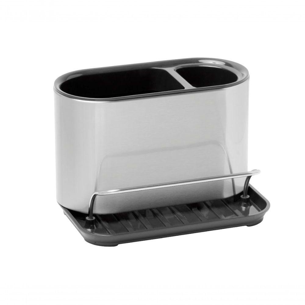 Porta Detergente Líquido E Porta Utens Inox 18 Cm Mimo Style - 1