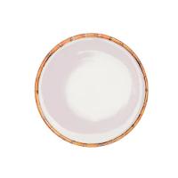 Jogo 4 Pratos De Jantar Melamina Bambu Asper 27cm Mimo Style - 1
