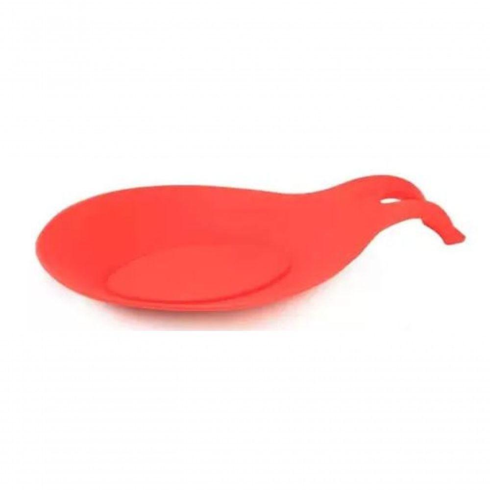 Descanso De Utensílio De Silicone Vermelho 24 Cm - Mimo Style - Sn19079 - 1