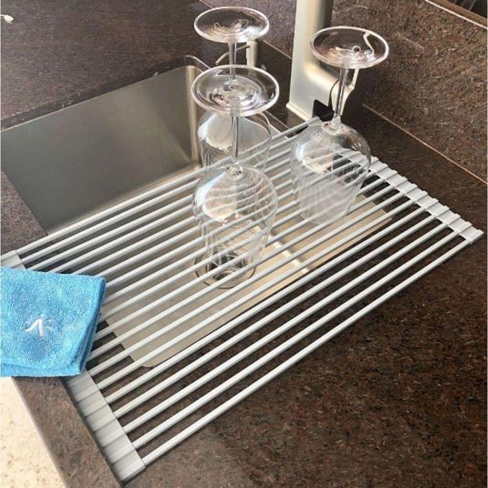 Esteira Escorredora Dobrável Multifunções 47.5 Cm - Mimo Style - Sn19070 - 3