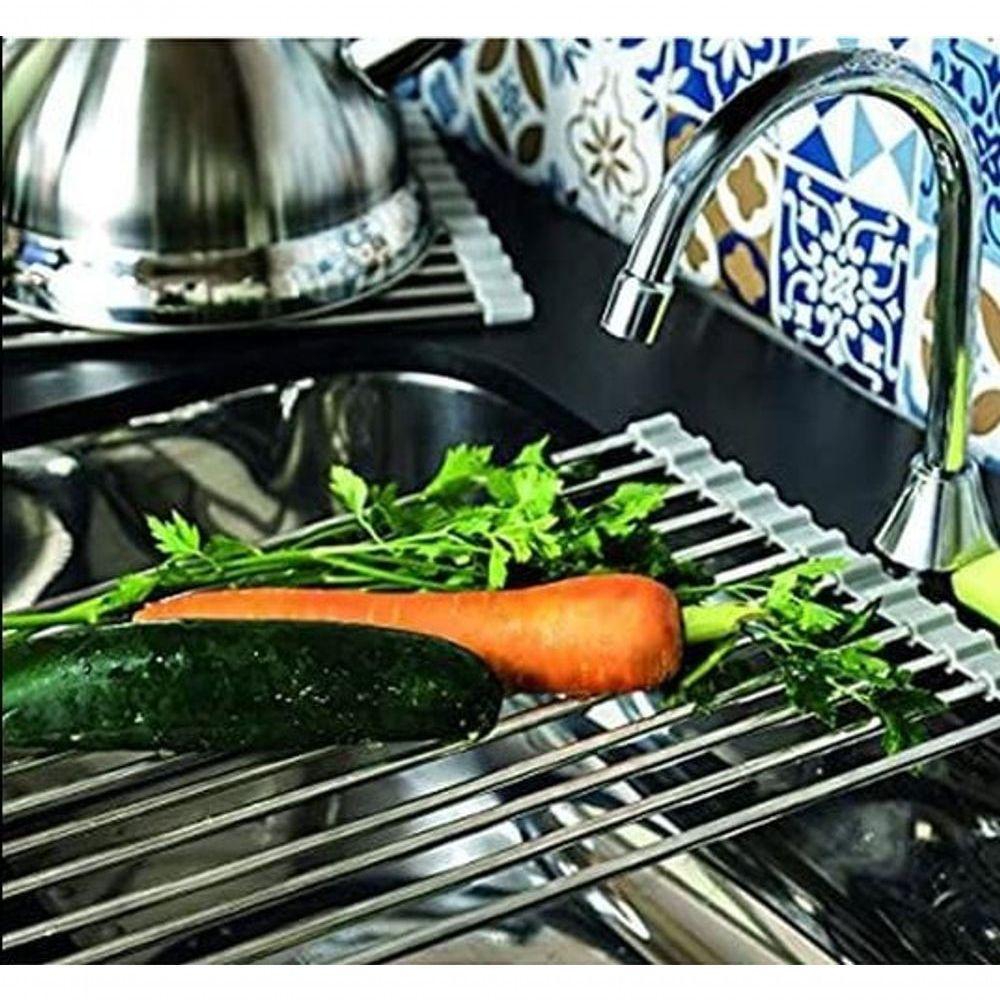 Esteira Escorredora Dobrável Multifunções 47.5 Cm - Mimo Style - Sn19070 - 4