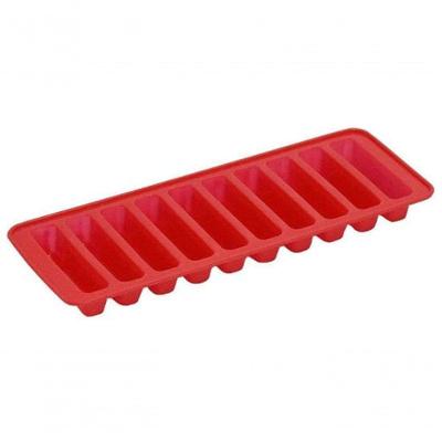 Forma Para Gelo Palito Em Silicone Vermelho 25 Cm - Mimo Style - Sn1503