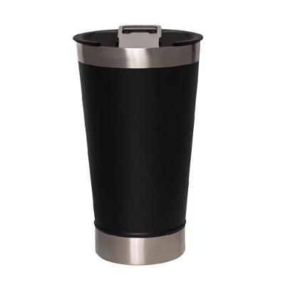 Copo Térmico Com Tampa Inox Black Cerveja 500 Ml Mimo Style