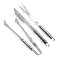 Jogo Para Churrasco Com 3 Peças Em Inox Com Estojo - Mimo Style - Ac19146 - 2