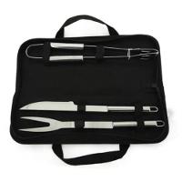 Jogo Para Churrasco Com 3 Peças Em Inox Com Estojo - Mimo Style - Ac19146 - 3