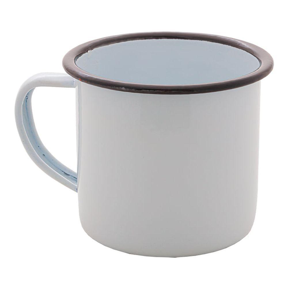 Dupla De Canecas Revestidas White 150 Ml Mimo Style Ecn6bc - 1