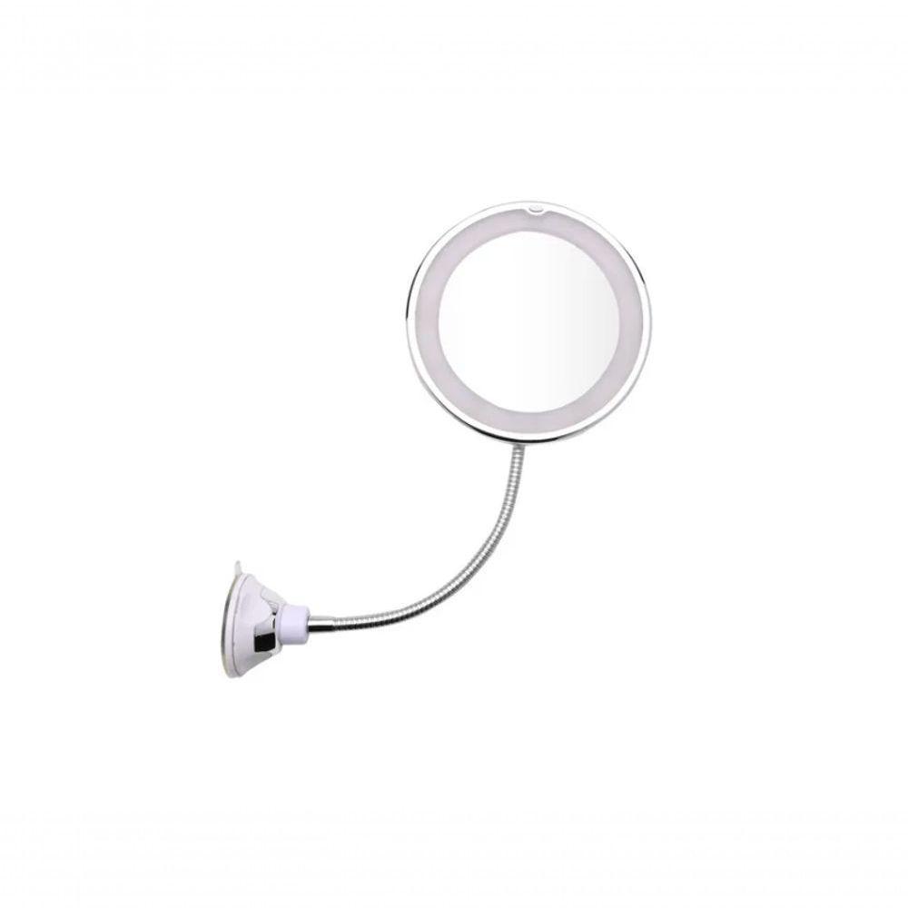 Espelho De Aumento Com Led Base Flexível 35x18 Cm - Mimo Style - Bh19285 - 2
