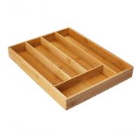 Porta Talheres Com Divisórias Ecokitchen Bambu 28x35 Cm - Mimo Style - Bm1316 - 1