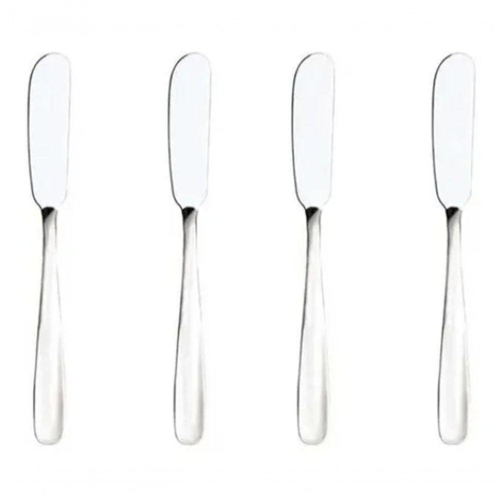 Jogo De Espátulas Para Manteiga Em Inox 4 Peças - Mimo Style - Asa19281 - 1