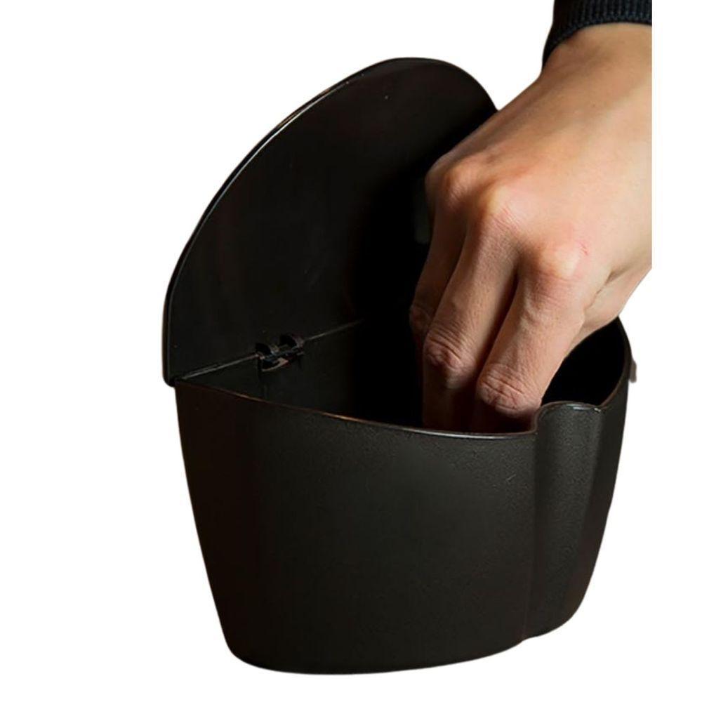 Saleiro De Cozinha Com Tampa 500 Ml Pote Sal Preto Uz - 4