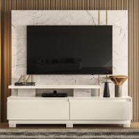 Estante Home Theater Para Tvs Até 75 Polegadas New Apolo - Calacata-off White - 1
