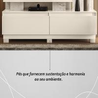 Estante Home Theater Para Tvs Até 75 Polegadas New Apolo - Calacata-off White - 7
