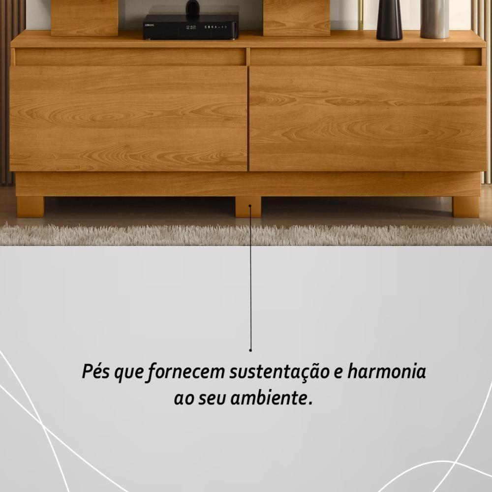 Estante Home Theater Para Tvs Até 75 Polegadas New Apolo - Cinamomo-off White - 7