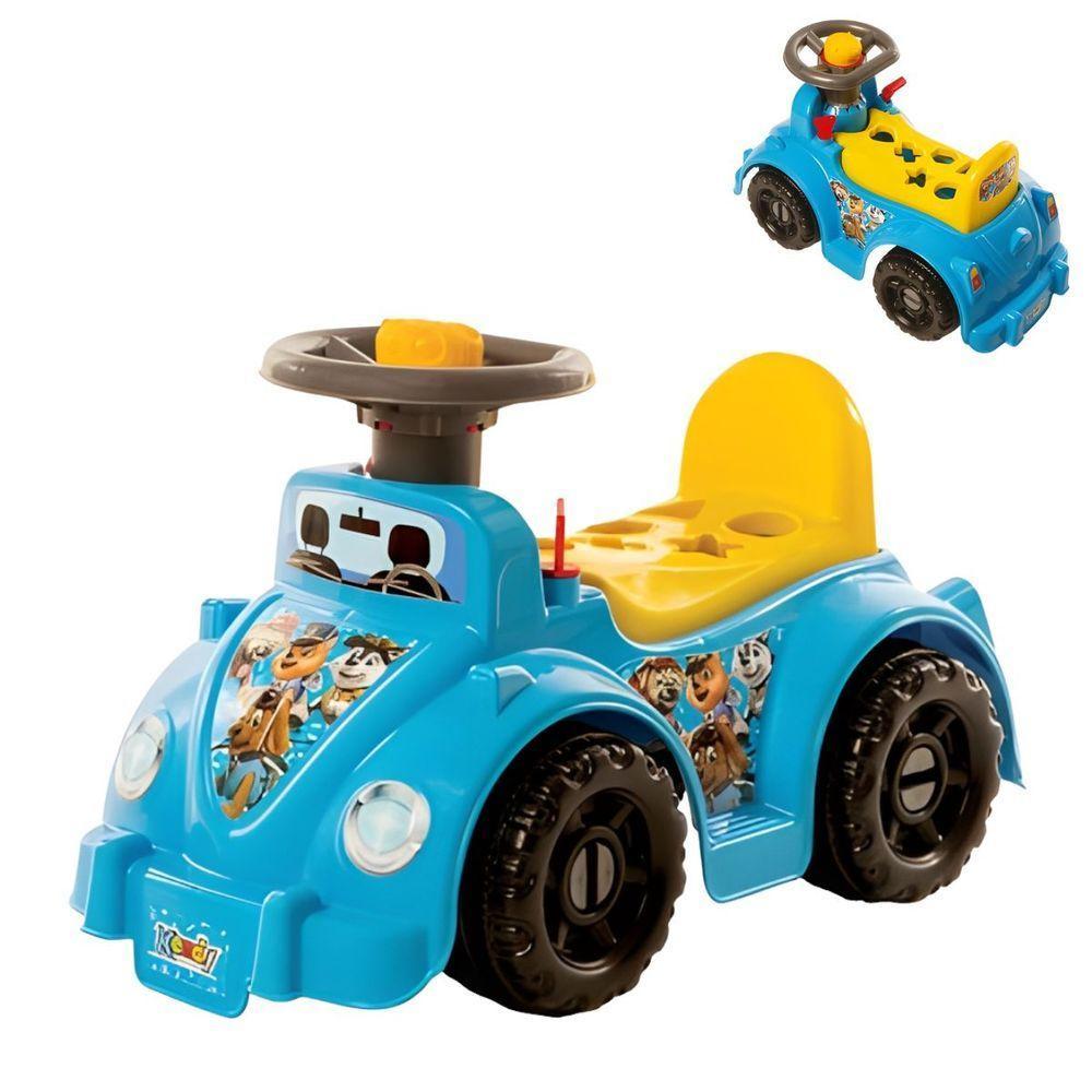 Carrinho Andador Interativo Ketokinha Divertido E Educativo Dog Azul - 1