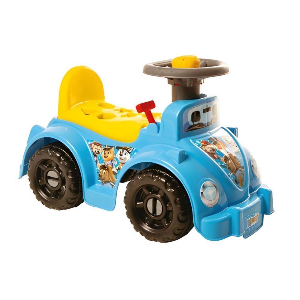 Carrinho Andador Interativo Ketokinha Divertido E Educativo Dog Azul - 4