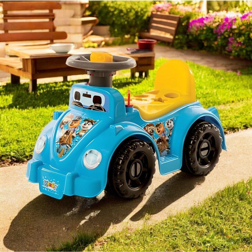 Carrinho Andador Interativo Ketokinha Divertido E Educativo Dog Azul - 5