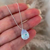 Colar Ponto De Luz Gota Prata 925 - 2