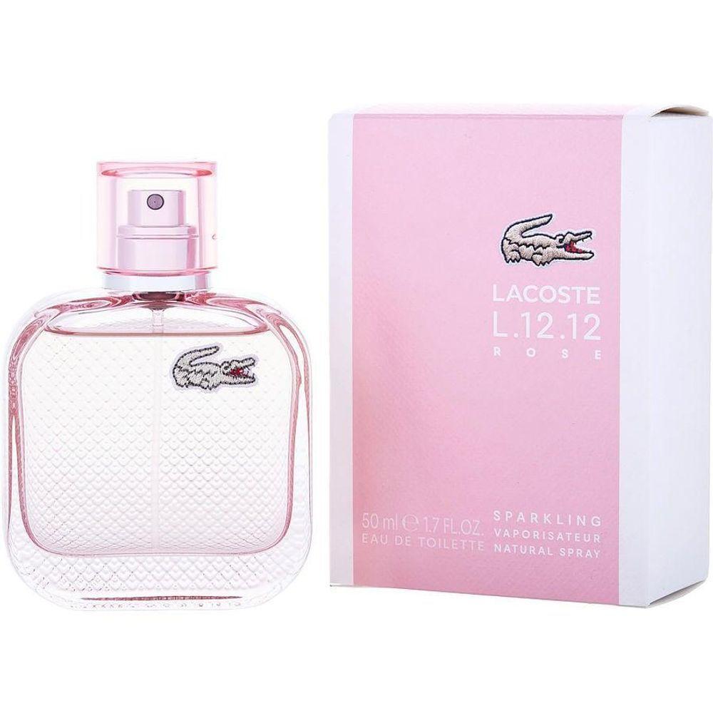Perfume Feminino Lacoste L.12.12 Rose Sparkling Edt Spray 50 Ml - 1