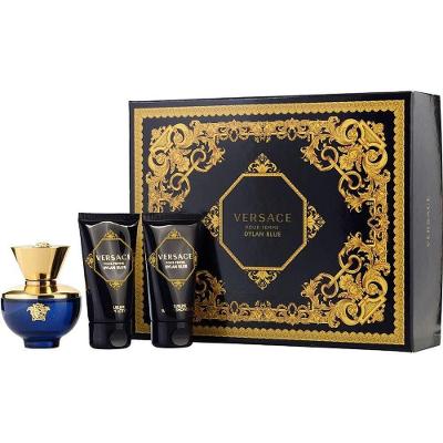 Perfume Feminino Gianni Versace Dylan Blue Edp Spray 50 Ml&loção Corporal Gel Banho